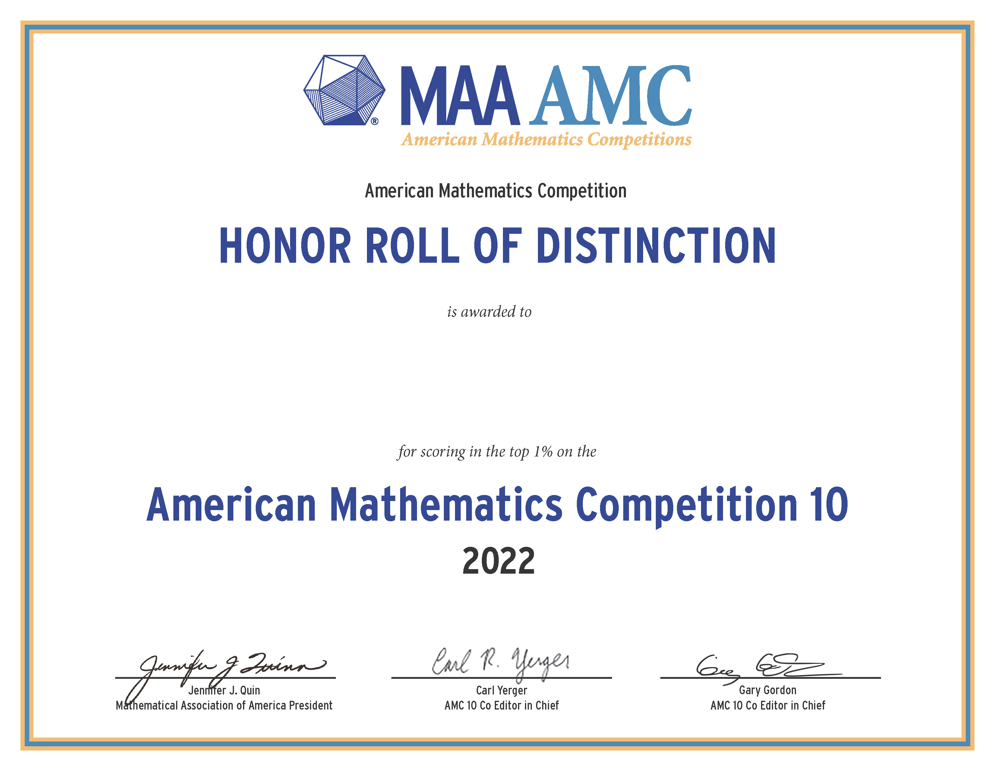 American Mathematics Competitions (AMC10) ASDAN STEM CHALLENGES
