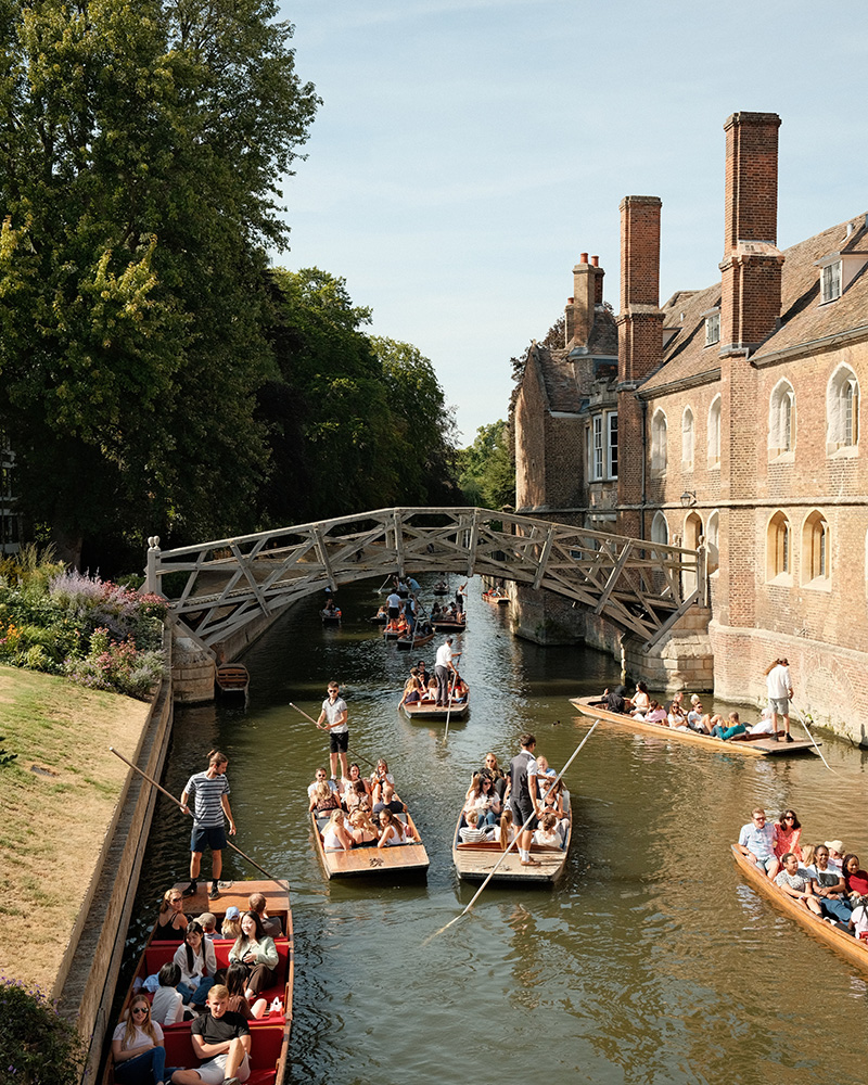Punting boat at Cambridge